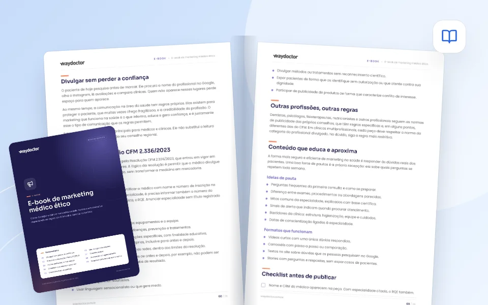 Prévia do material E-book de marketing médico ético