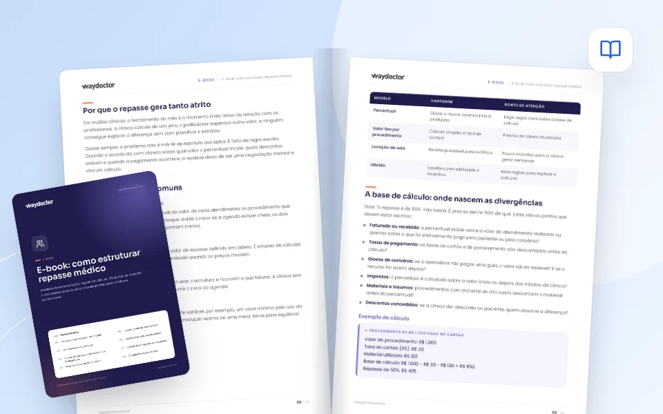 Prévia do material E-book: como estruturar repasse médico